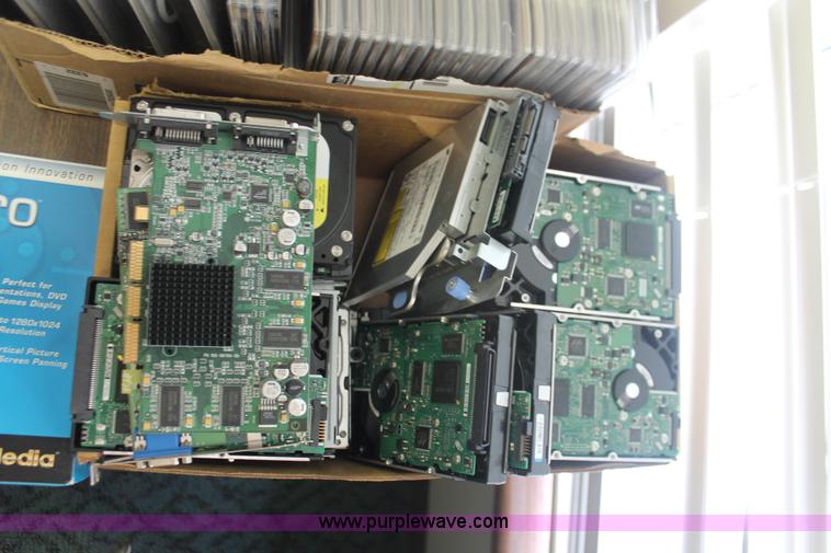 image for item AV9248 Approximately 40 computer hard drives