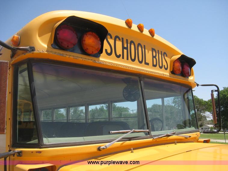 image for item D8386 1990 Chevrolet 60 Blue Bird school bus