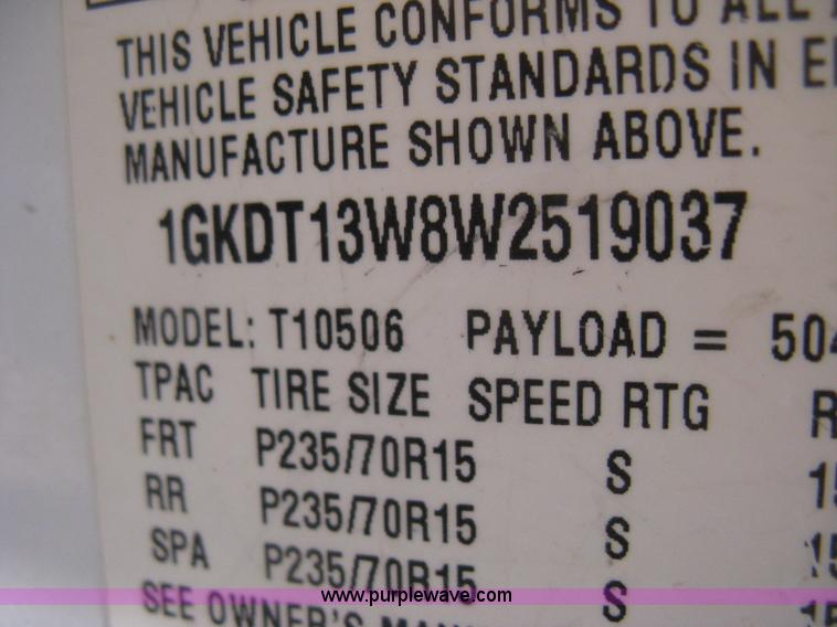 image for item D8390 1998 GMC Jimmy SL SUV