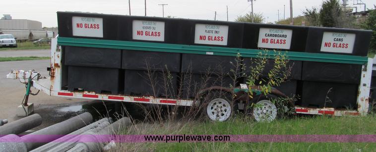 image for item E5530 1998 Alley Cat 18' recycling trailer