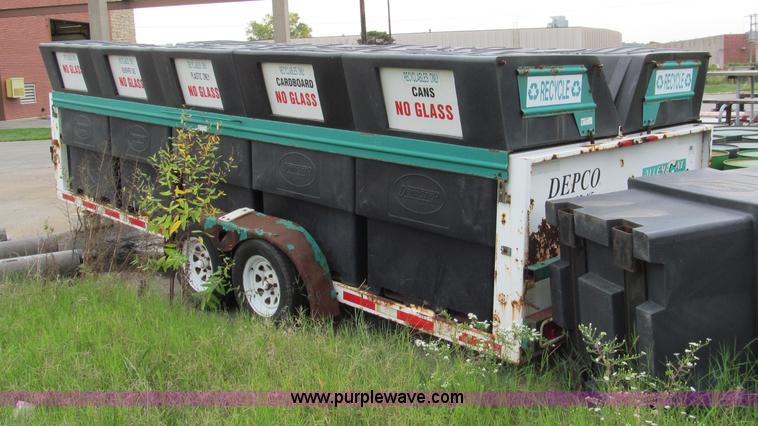 image for item E5530 1998 Alley Cat 18' recycling trailer