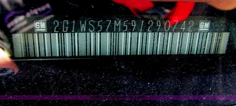 image for item E7261 2009 Chevrolet Impala Police