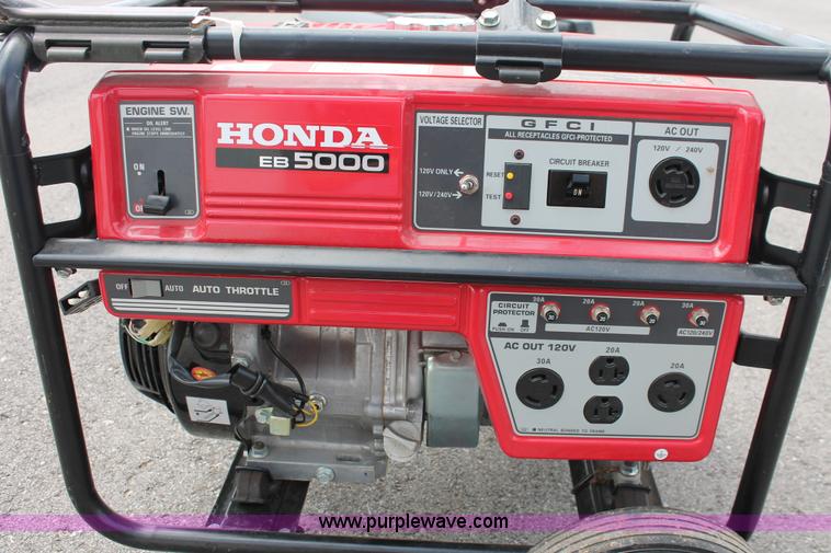 image for item F9097 Honda EB5000 generator
