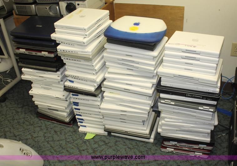 image for item F9146 (100) assorted laptop computers