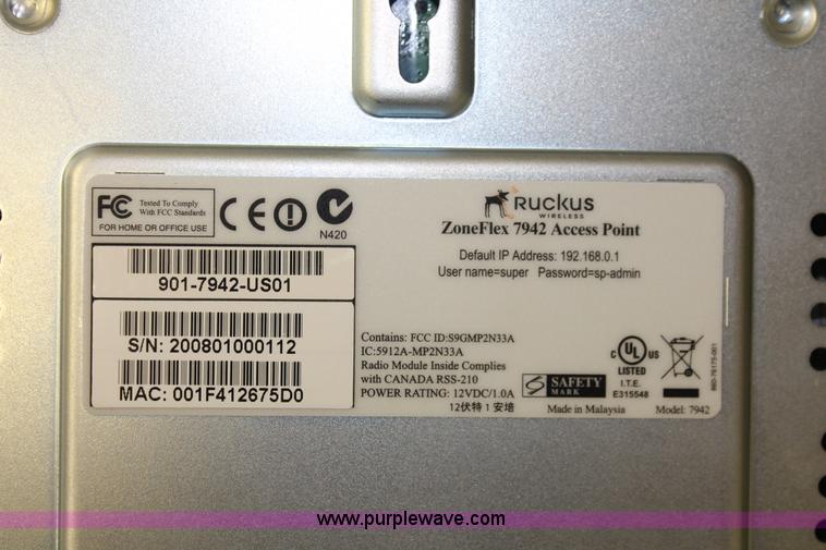 image for item F9149 (12) Ruckus Zoneflex 7942 access points