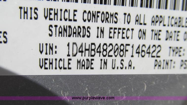 image for item G2006 2008 Dodge Durango SLT SUV