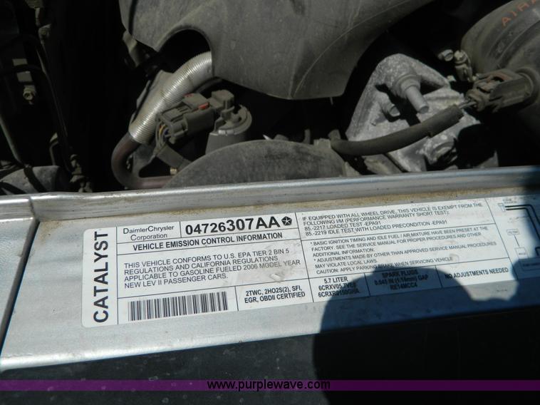 image for item G7886 2006 Dodge Charger R/T