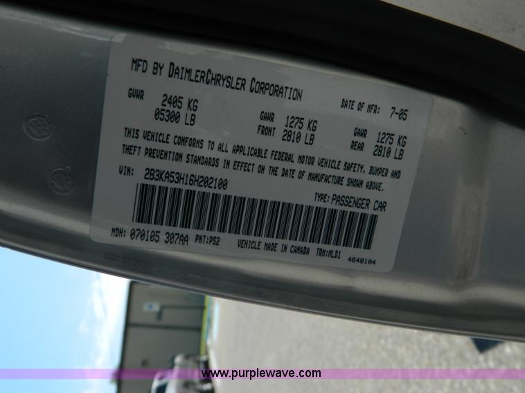 image for item G7886 2006 Dodge Charger R/T