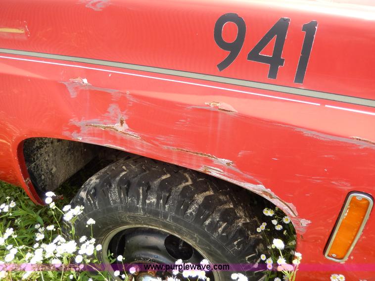 image for item H3054 1979 Chevrolet Custom Deluxe 30 mini pumper firetruck