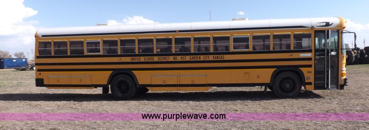 image for item H7122 1995 Blue Bird school bus