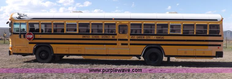 image for item H7122 1995 Blue Bird school bus