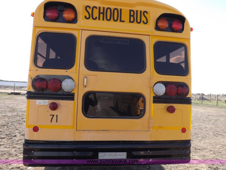 image for item H7122 1995 Blue Bird school bus