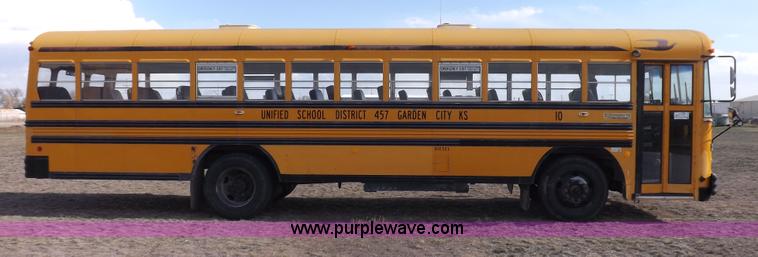 image for item H7123 1992 Blue Bird school bus