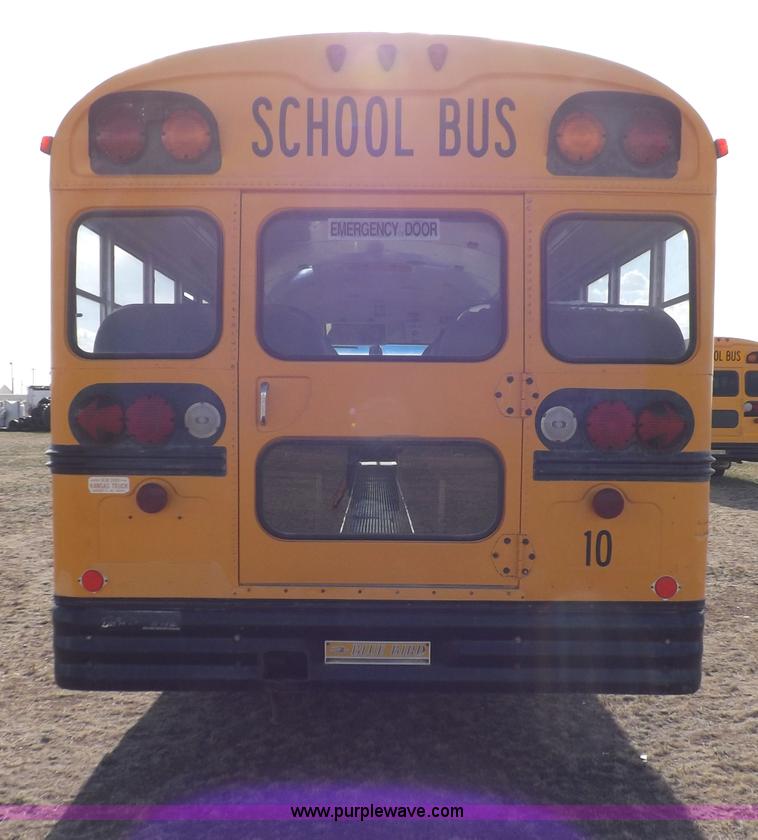 image for item H7123 1992 Blue Bird school bus