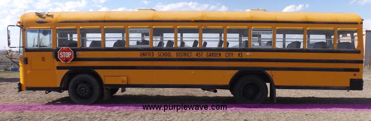 image for item H7123 1992 Blue Bird school bus