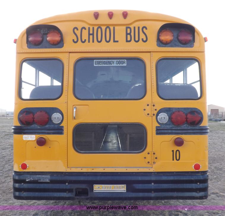 image for item H7123 1992 Blue Bird school bus