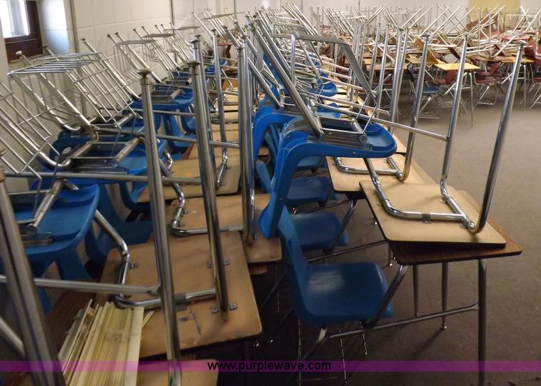 image for item H7126 Approximately 100 student desks