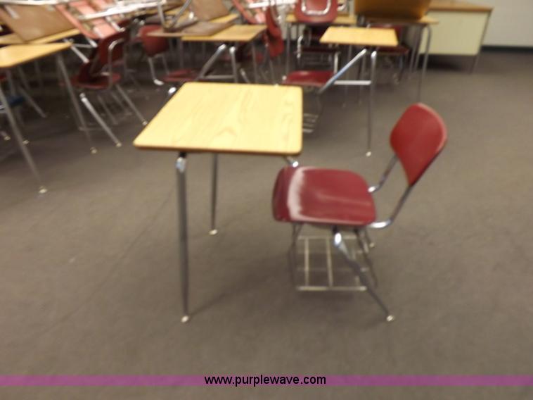 image for item H7126 Approximately 100 student desks