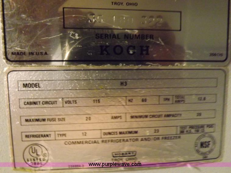 image for item H7135 (2) Hobart refrigerator units