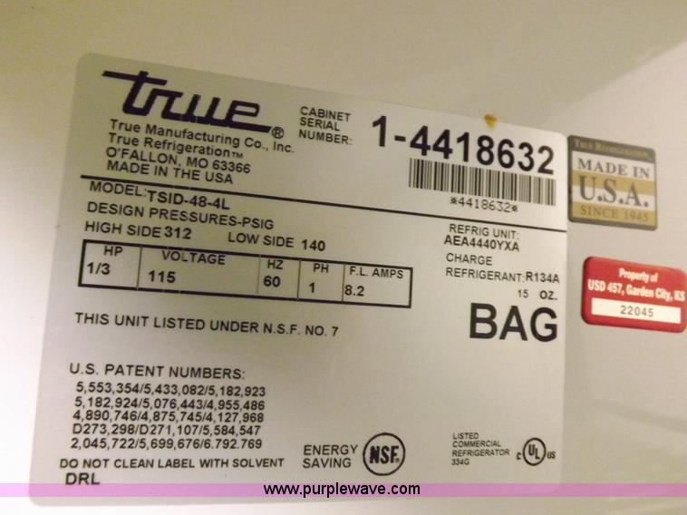 image for item H7139 (3) True refrigerant equipment pieces