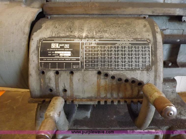 image for item H7142 Southbend metal lathe