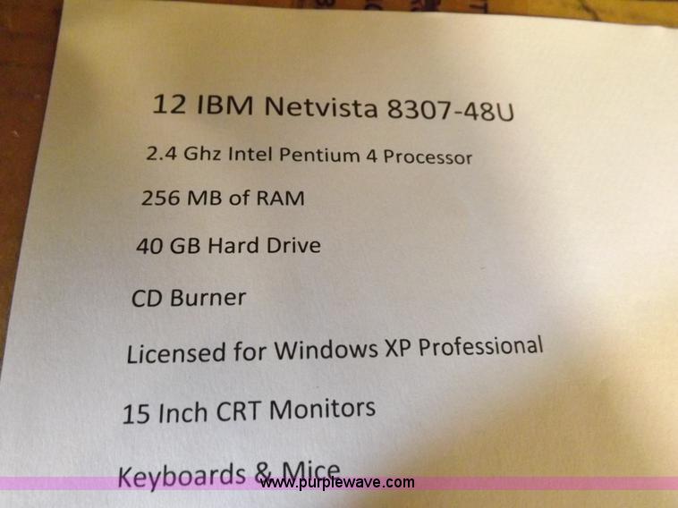 image for item H7155 (12) IBM Netvista 8307-480 computers