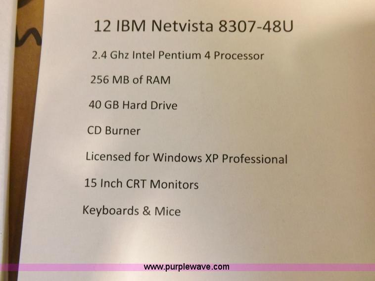 image for item H7157 (12) IBM Netvista 8307-480 computers