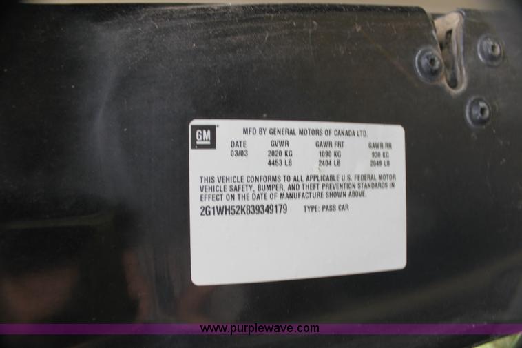 image for item H7451 2003 Chevrolet Impala LS