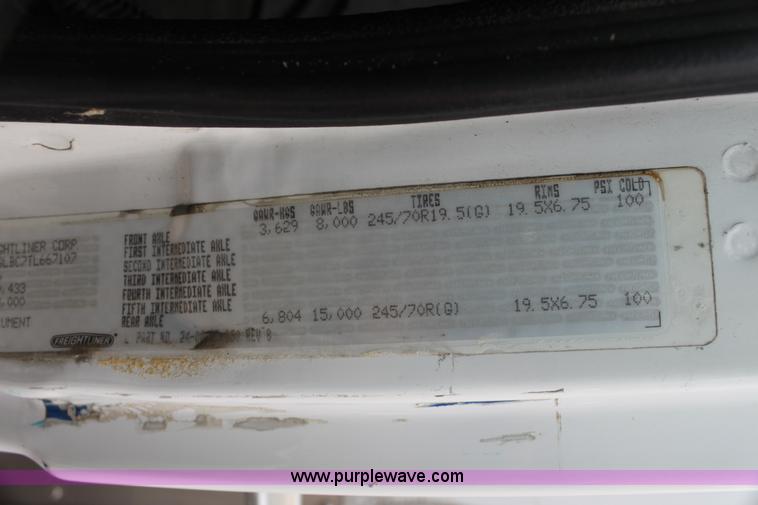 image for item H7456 1996 Freightliner FL60 emergency vehicle