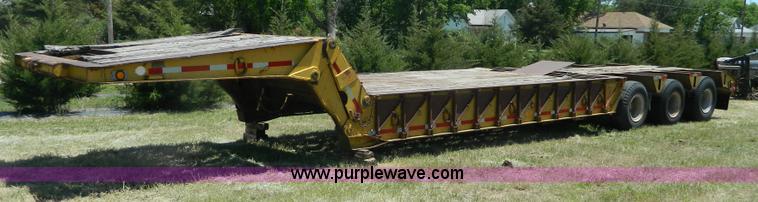 image for item Y9264 1975 Load King low boy trailer