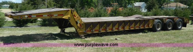 image for item Y9264 1975 Load King low boy trailer