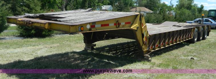 image for item Y9264 1975 Load King low boy trailer