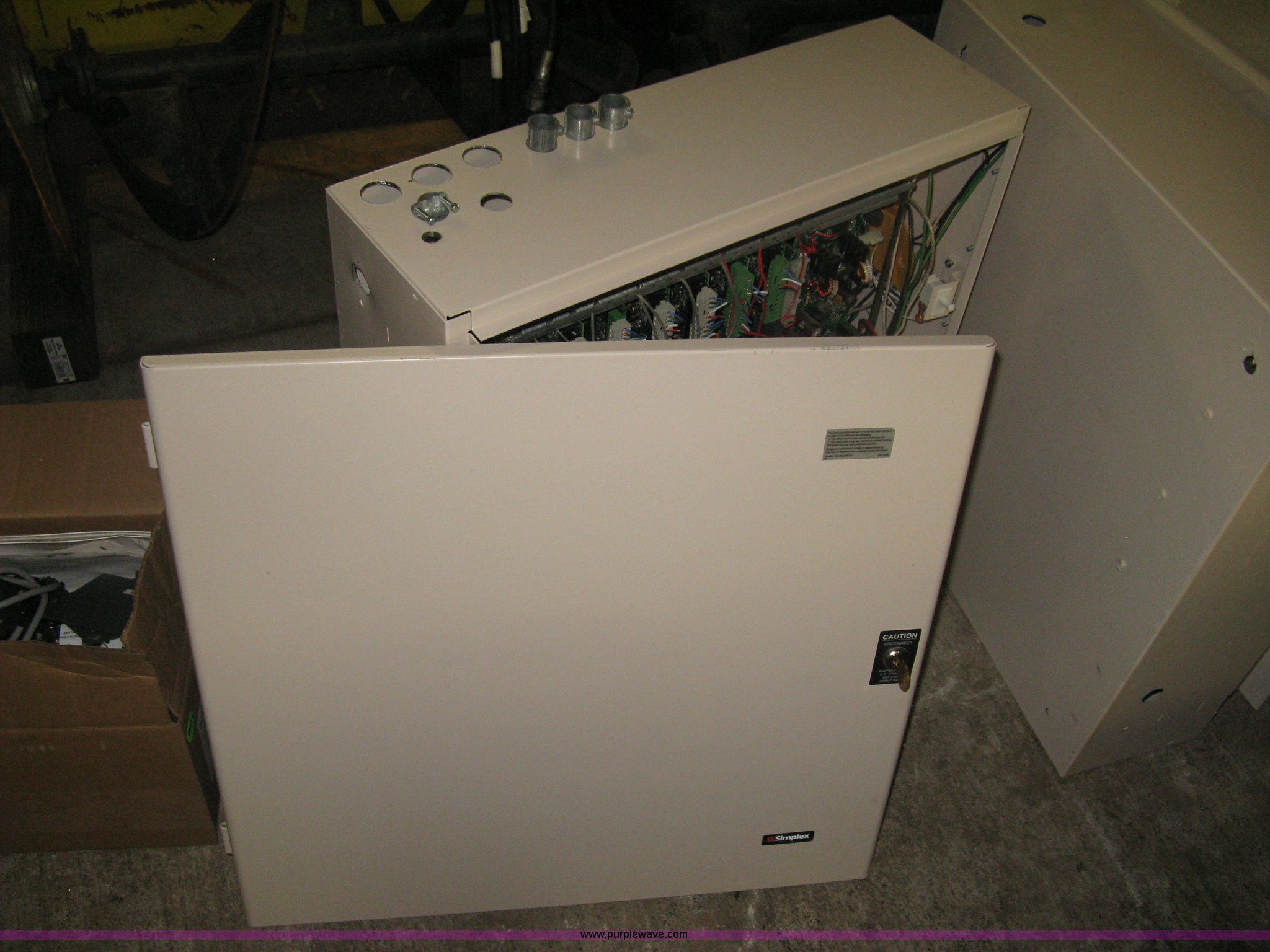 (3) breaker boxes in Wichita, KS Item AH9011 sold Purple Wave