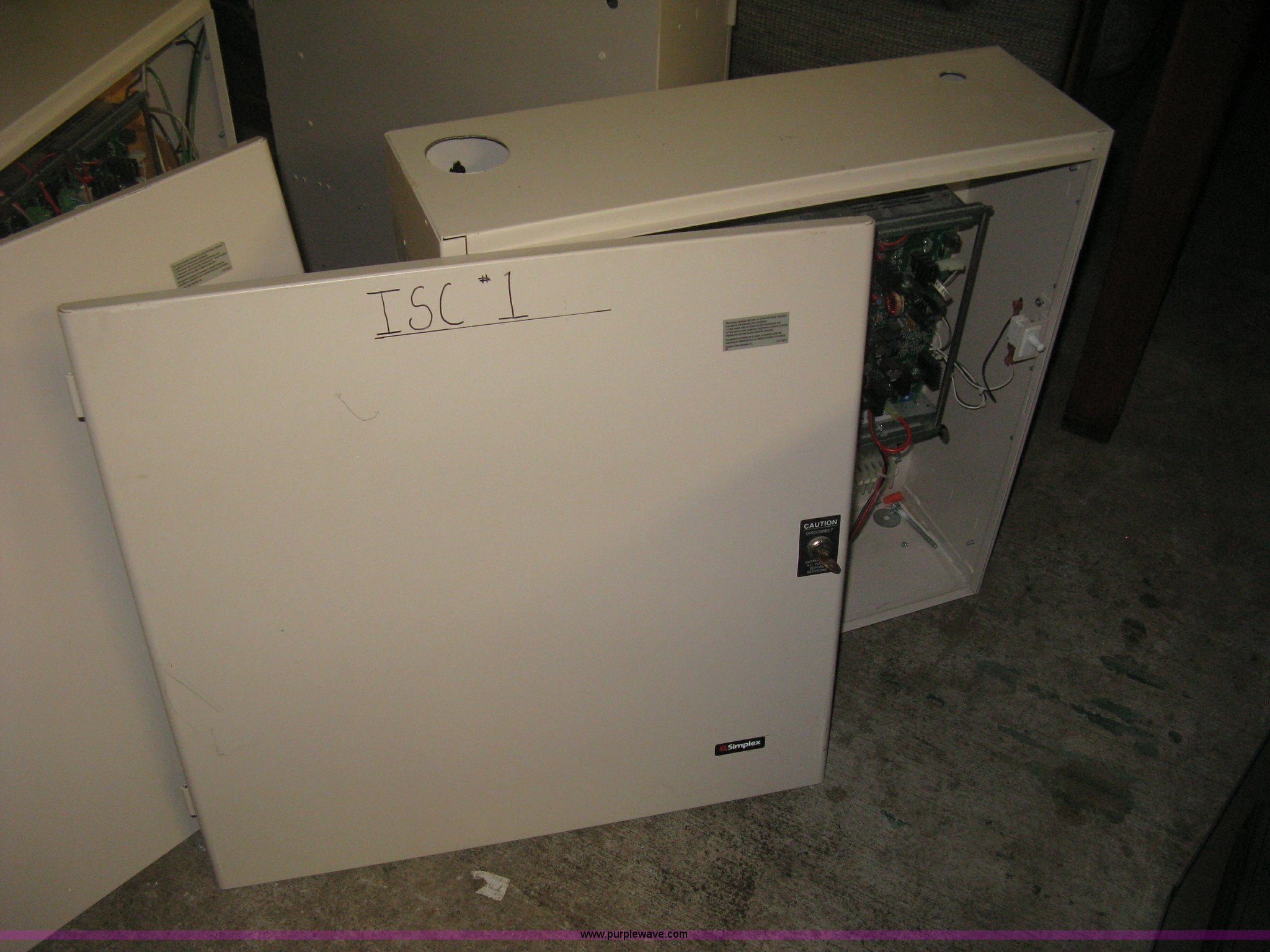 (3) breaker boxes in Wichita, KS Item AH9011 sold Purple Wave