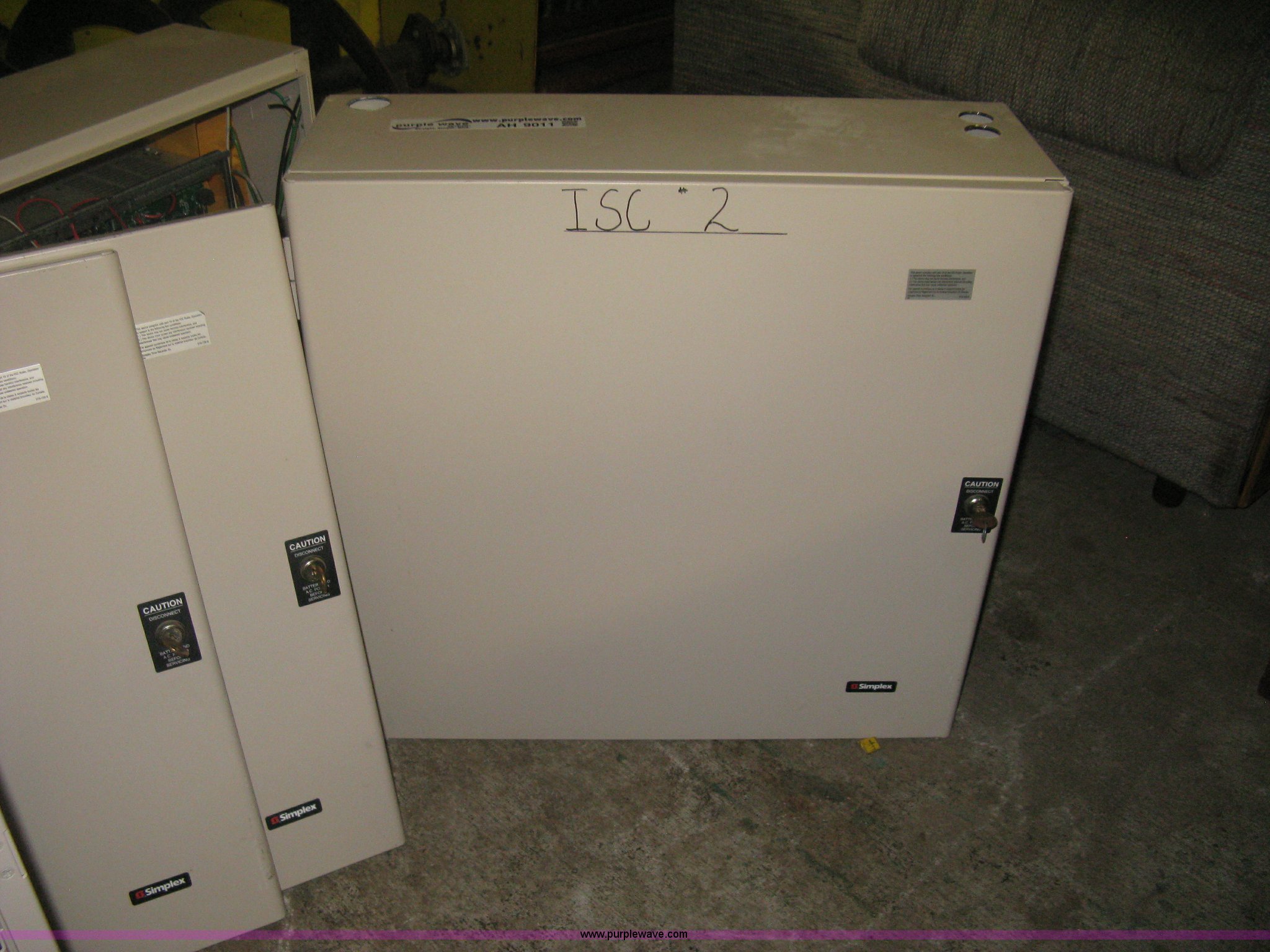 (3) breaker boxes in Wichita, KS Item AH9011 sold Purple Wave