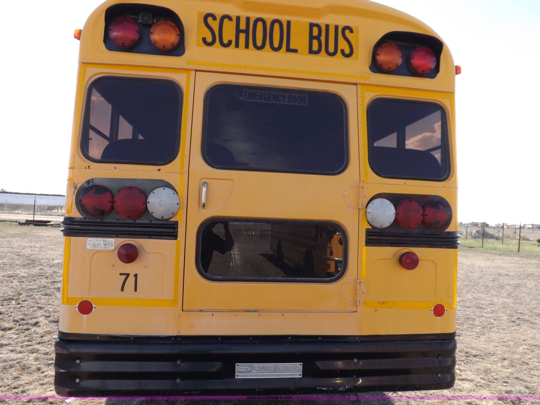 1995 Blue Bird school bus in Garden City, KS | Item H7122 sold | Purple