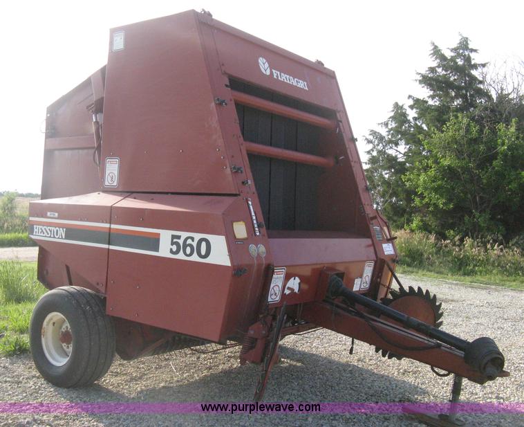 image for item D8399 1989 Hesston 560 round baler