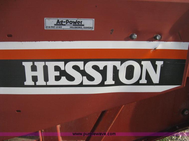 image for item D8399 1989 Hesston 560 round baler