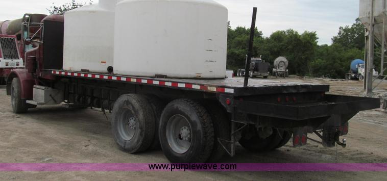 image for item E3997 1987 Peterbilt 357 flatbed truck