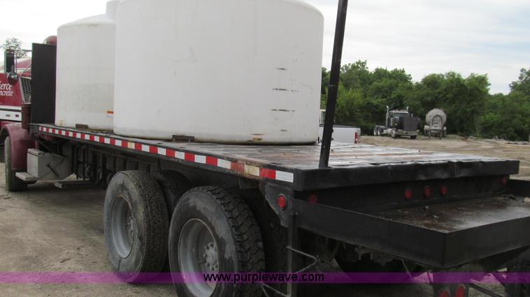 image for item E3997 1987 Peterbilt 357 flatbed truck