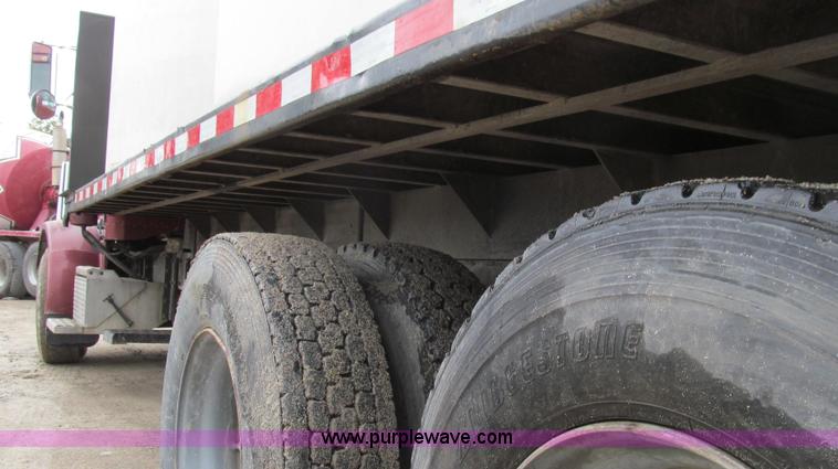 image for item E3997 1987 Peterbilt 357 flatbed truck