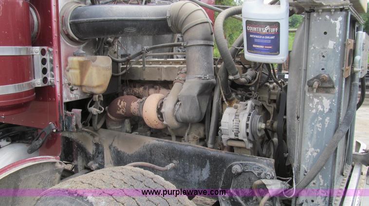 image for item E3997 1987 Peterbilt 357 flatbed truck