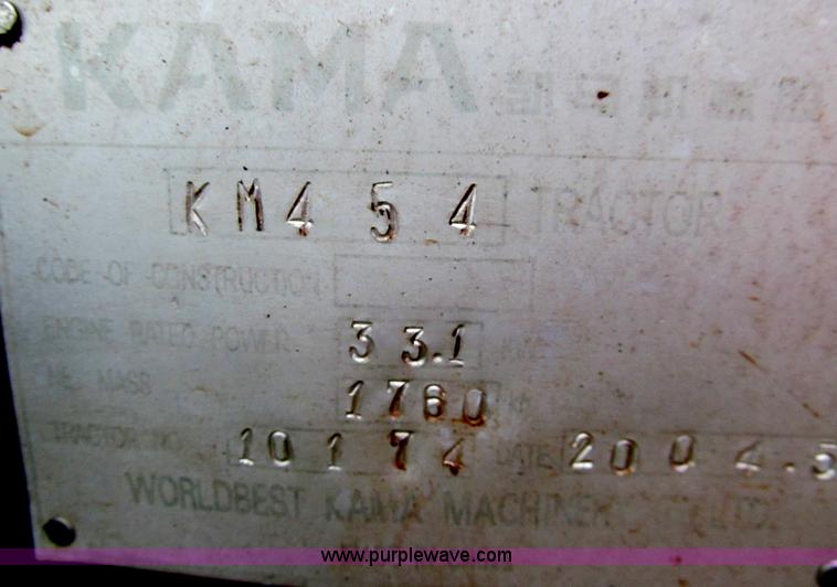 image for item F3205 Kama KM454 MFWD tractor