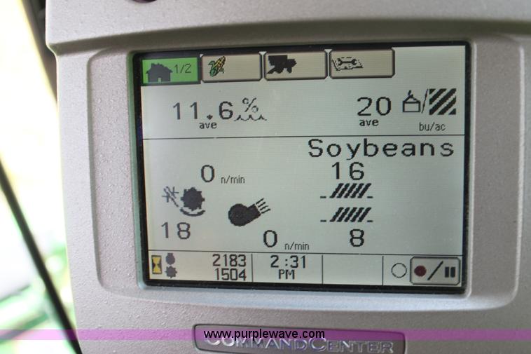 image for item H7446 2009 John Deere 9770 STS RWA combine