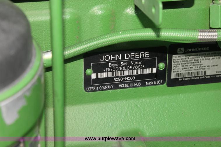 image for item H7447 2009 John Deere 9770 STS RWA combine