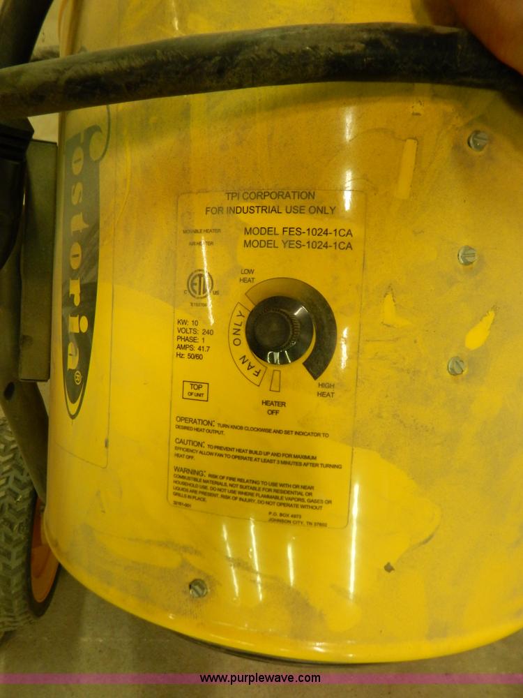 image for item AE9788 Fostoria electric heater