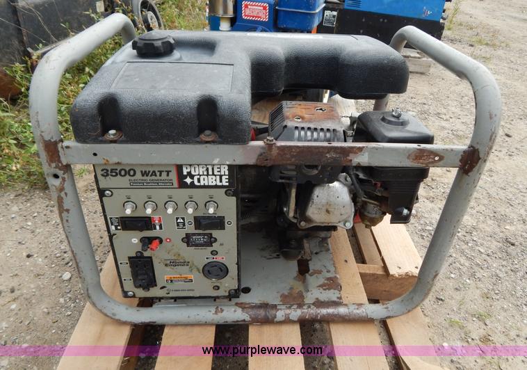 image for item AE9817 Porter Cable 3,500 watt generator