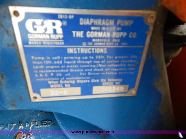 image for item AE9818 Gorman&Rupp 3D-8 diaphragm pump