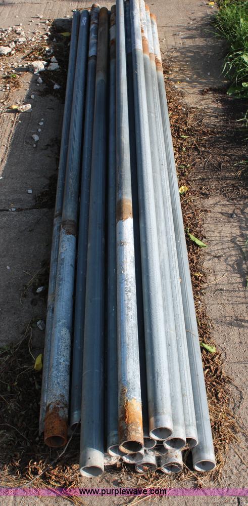 image for item AU9229 (20) galvanized chain link fence posts