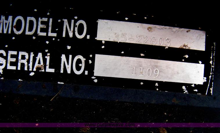 image for item D8402 Skid steer snow blade attachment